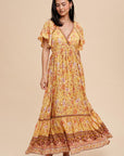Boho Floral Maxi Dress