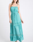 Crochet Lace Maxi Dress