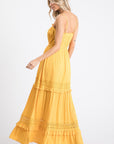 Crochet Lace Maxi Dress