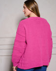 Women's Plus Size Knit Cardigan