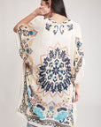 Women's Mandala Print Kimono