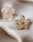 Beaded Flower Earrings