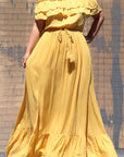 Plus Size Off Shoulder Maxi Dress