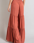 Tiered Wide Leg Pants