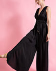 V-Neck Sleeveless Jumpsuit