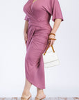 Plus Size Ruched Bodycon Dress