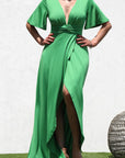 Twist Front Maxi Dress