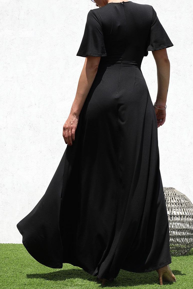Twist Front Maxi Dress