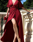 Twist Front Maxi Dress