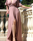 Twist Front Maxi Dress