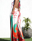 Printed Halter Jumpsuit