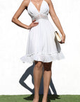 Lace Back Mini Dress