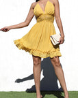 Lace Back Mini Dress