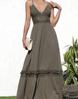 Crochet Woven Maxi Dress
