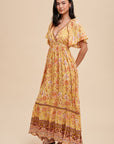 Boho Floral Maxi Dress
