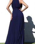Pleated Maxi Dress