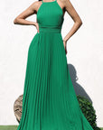 Pleated Maxi Dress
