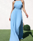Pleated Maxi Dress