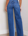 Women's Color Block Wide Leg Jeans
