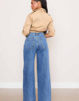 High Waisted Wide Leg Jeans
