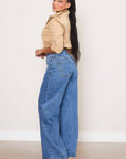High Waisted Wide Leg Jeans