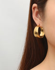 Chunky Gold Hoops
