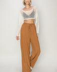 Open Stitch Crochet Crop Top