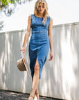 Denim Midi Dress