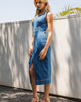 Denim Midi Dress