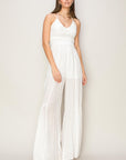 Crochet Halter Jumpsuit