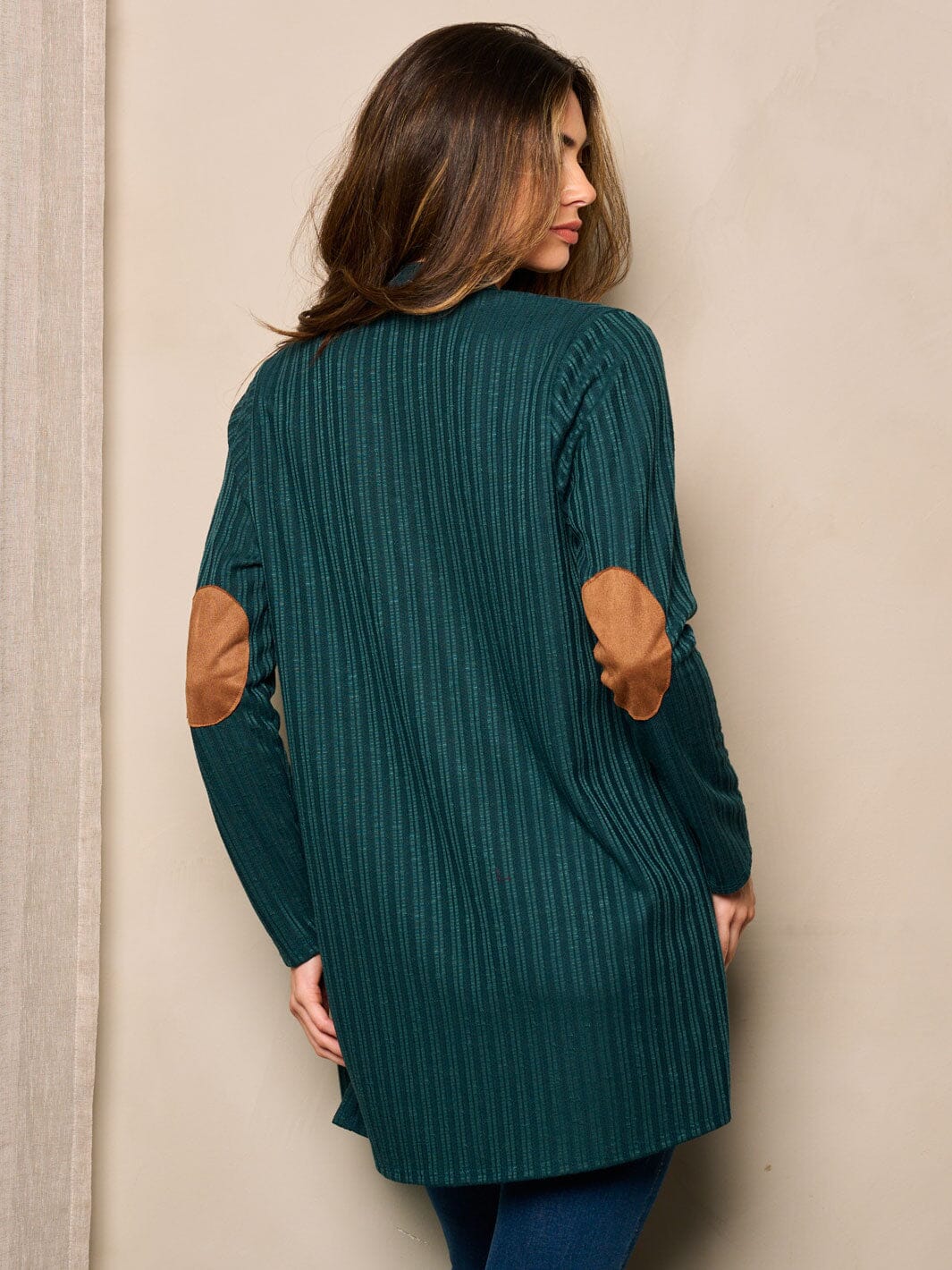 Women's Elbow Patch Cardigan – Dominique Nicole Boutique