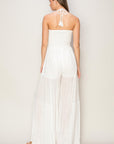 Crochet Halter Jumpsuit