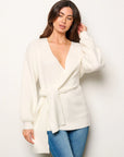 Women's Wrap Around Long Sleeve Top