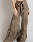 Tiered Wide Leg Pants