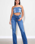 Women's Mid Rise Bootcut Jeans