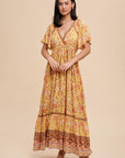 Boho Floral Maxi Dress