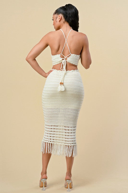 Crochet Skirt and Top Set