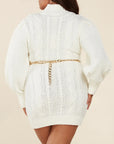 Plus Size Long Sleeve Sweater Dress