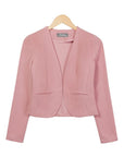Long Sleeve Cropped Blazer