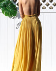 Lacey Backless Maxi Dress