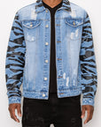Tiger Camo Denim Jacket