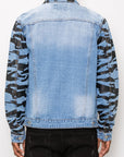 Tiger Camo Denim Jacket