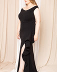Off The Shoulder Mermaid Maxi Dress
