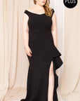 Off The Shoulder Mermaid Maxi Dress