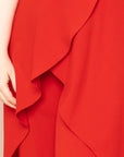 Wide Leg Ruffle Jumpsuit