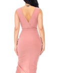 Draping Midi Dress