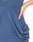 Draping Midi Dress
