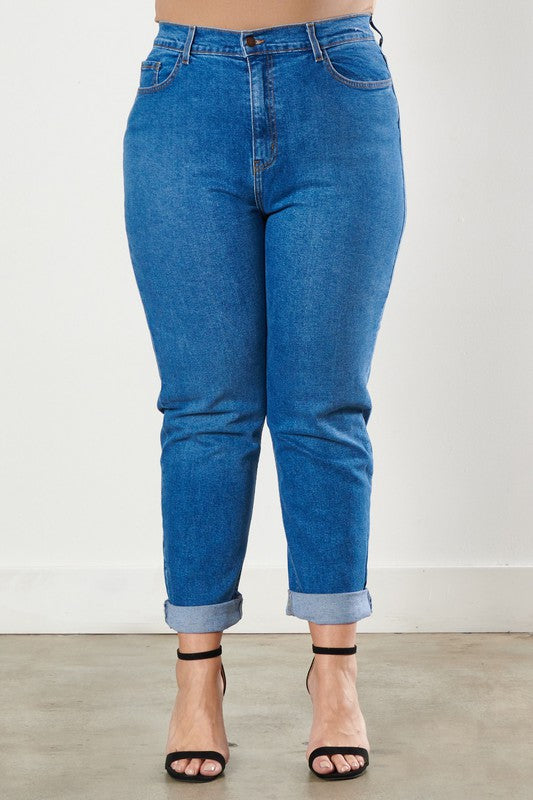 Plus Size Boyfriend Jeans