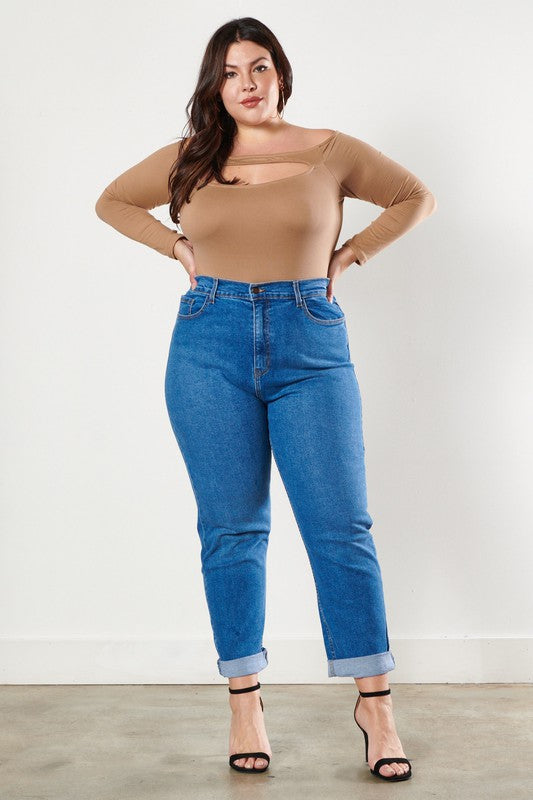 Plus Size Boyfriend Jeans