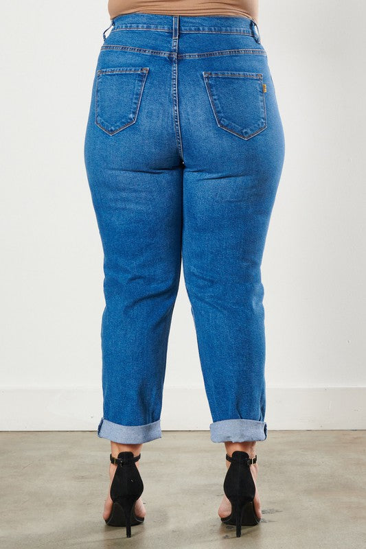 Plus Size Boyfriend Jeans